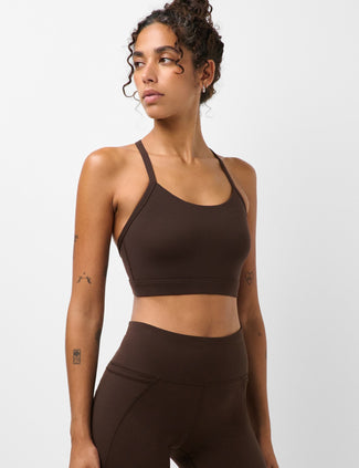 EmPower Sports Bra - Espresso Brown