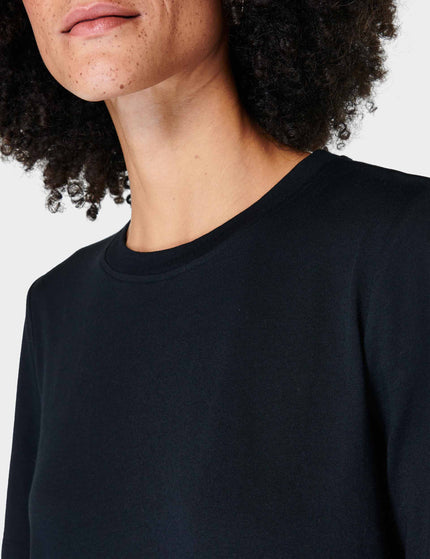 Sweaty Betty Essential Crew Neck T-Shirt - Blackimages3- The Sports Edit
