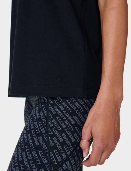 Sweaty Betty Essential Crew Neck T-Shirt - Blackimages4- The Sports Edit