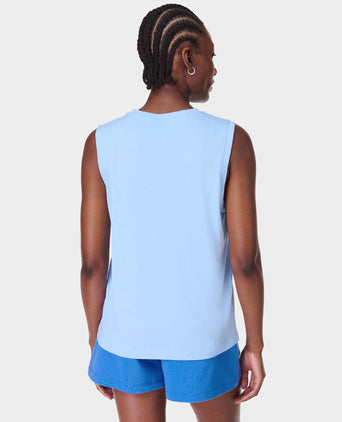 Essential Sleeveless Vest - Breeze Blue