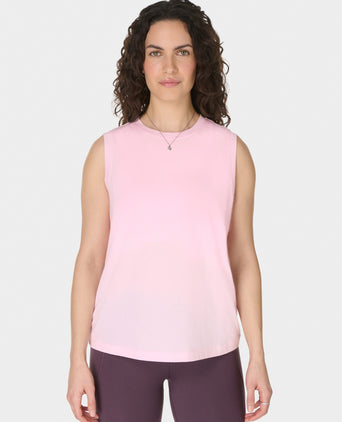 Essential Sleeveless Vest - Nerine Pink