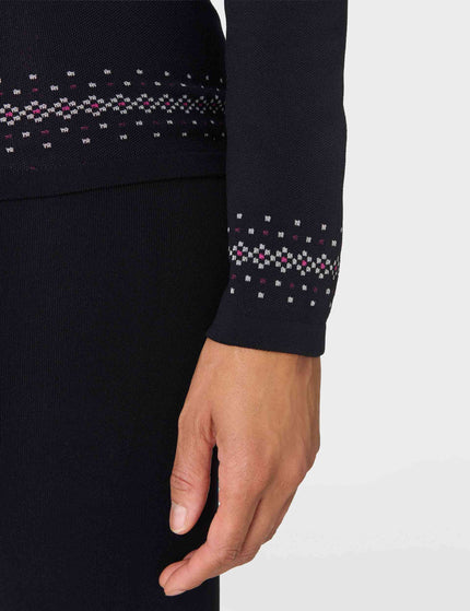 Sweaty Betty Fairisle Base Layer Set - Black Fairisle Jacquardimages7- The Sports Edit