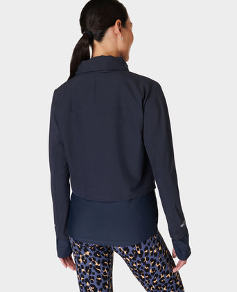 Fast Track Running Jacket - Navy Blue