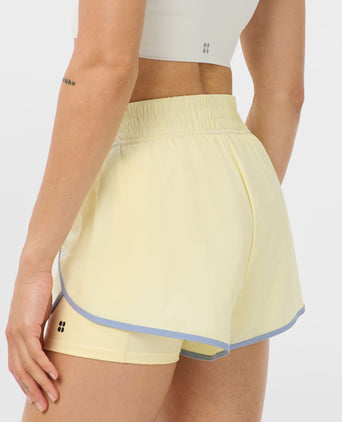 Get Set 2-in-1 Multi-Train Shorts - Butterscotch Yellow/Laguna Blue
