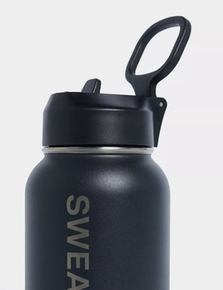 Keep It Chill Straw Water Bottle 950ml - Black