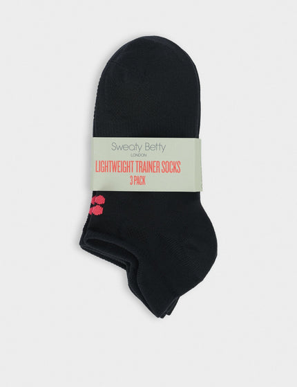 Sweaty Betty Lightweight Trainer Socks 3 Pack - Blackimages2- The Sports Edit