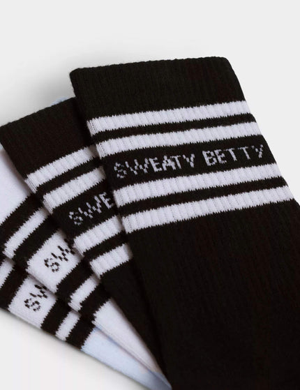 Sweaty Betty Mid Length Ankle Gripper Socks 2 pack - Whiteimages2- The Sports Edit