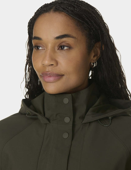 Sweaty Betty Motion Waterproof Cropped Parka - Nori Greenimages3- The Sports Edit