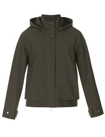 Sweaty Betty Motion Waterproof Cropped Parka - Nori Greenimages6- The Sports Edit