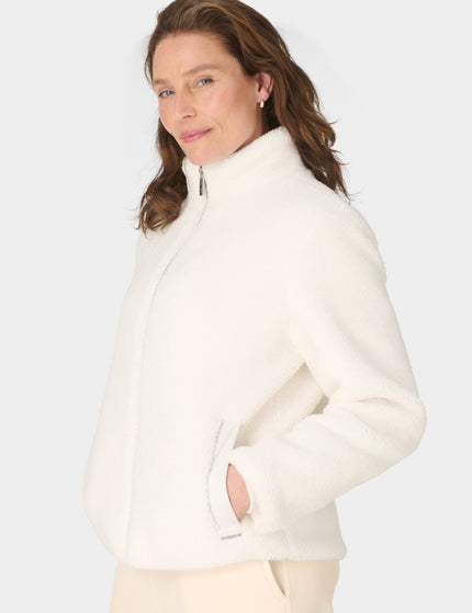 Sweaty Betty Navigate Sherpa Zip Up Jacket - Studio Whiteimages5- The Sports Edit