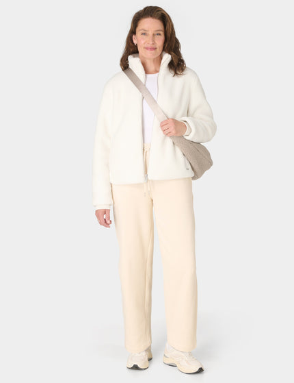 Sweaty Betty Navigate Sherpa Zip Up Jacket - Studio Whiteimages6- The Sports Edit