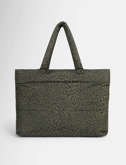 Sweaty Betty Nimbus Cloud Tote Bag - Large Green Leopard Printimages3- The Sports Edit