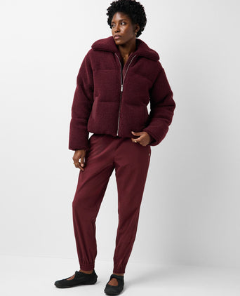 Nimbus Short Sherpa Jacket - Malbec Red
