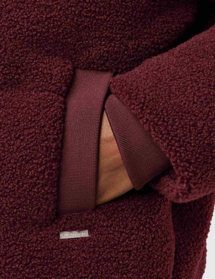 Sweaty Betty Nimbus Short Sherpa Jacket - Malbec Redimages5- The Sports Edit