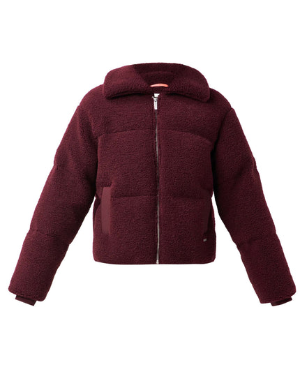 Sweaty Betty Nimbus Short Sherpa Jacket - Malbec Redimages6- The Sports Edit