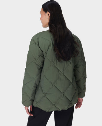 On The Move Quilted Jacket - Ivy Green