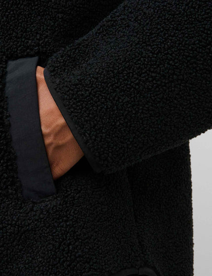 Sweaty Betty Plush Fleece Ribbed Half Zip - Blackimages3- The Sports Edit