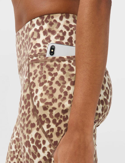 The Sports Edit The Power Pulse Shorts Set - Beige Ink Leopardimages5- The Sports Edit