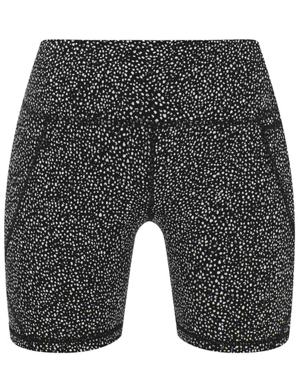 Sweaty Betty Power 6" Cycling Shorts - Black Micro Dot Printimages5- The Sports Edit