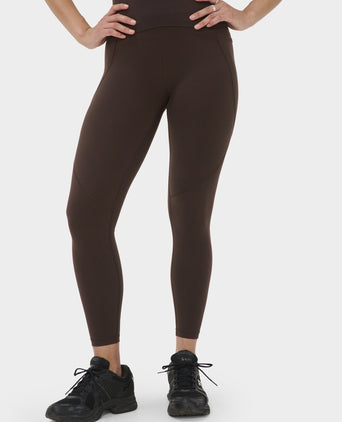 Power 7/8 Gym Leggings - Espresso Brown