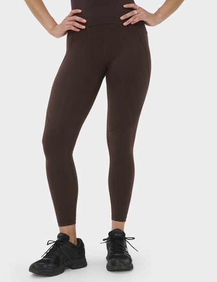 Sweaty Betty Power 7/8 Gym Leggings - Espresso Brownimages1- The Sports Edit