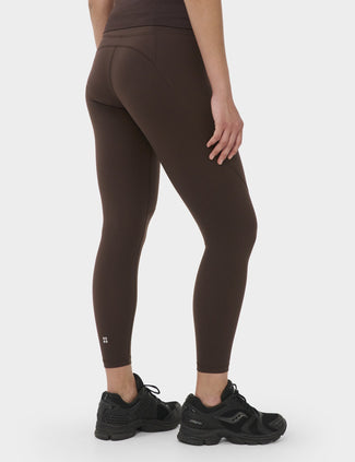 Power 7/8 Gym Leggings - Espresso Brown