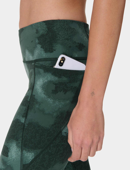 Sweaty Betty Power 7/8 Gym Leggings - Green Terrain Camo Printimages4- The Sports Edit