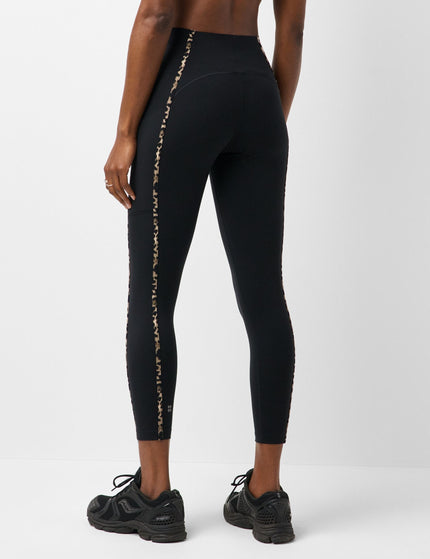 Sweaty Betty Power Binding UltraSculpt 7/8 Leggings - Black Brown Ink Leopard Printimages2- The Sports Edit
