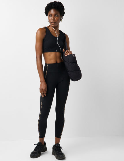 Sweaty Betty Power Binding UltraSculpt 7/8 Leggings - Black Brown Ink Leopard Printimages6- The Sports Edit