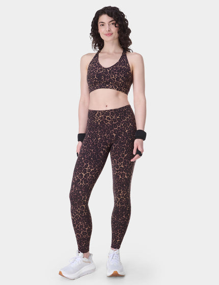Sweaty Betty Power Pulse Bra - Brown Wild Leopard Printimages6- The Sports Edit