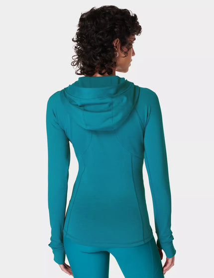 Sweaty Betty Pro Run Zip Up - Reef Teal Blueimages2- The Sports Edit