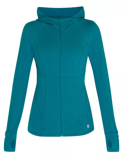 Sweaty Betty Pro Run Zip Up - Reef Teal Blueimages8- The Sports Edit