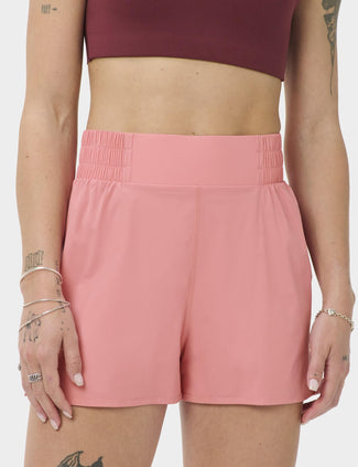 Running Shell Shorts - Melrose Pink