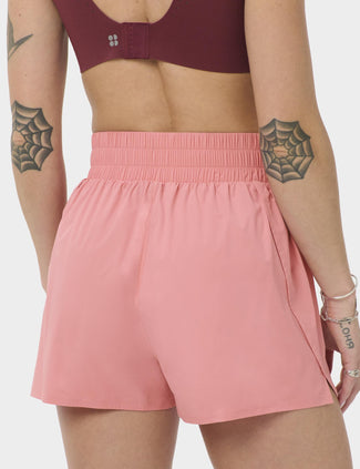 Running Shell Shorts - Melrose Pink