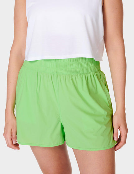 Sweaty Betty Relay Shell Shorts - Zest Greenimages1- The Sports Edit