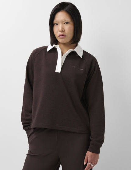 Sweaty Betty Revive Rugby Sweatshirt - Espresso Brownimages1- The Sports Edit