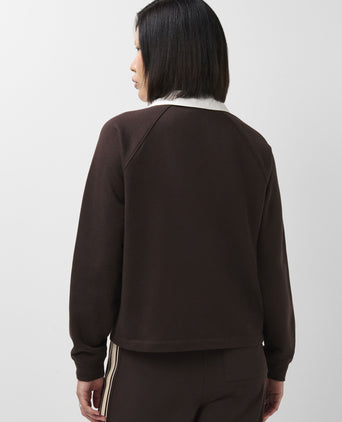 Revive Rugby Sweatshirt - Espresso Brown