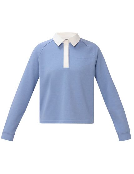 Sweaty Betty Revive Rugby Sweatshirt - Faded Blueimages6- The Sports Edit