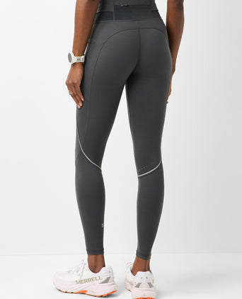 Runner's High Reflective Leggings - Soot Grey