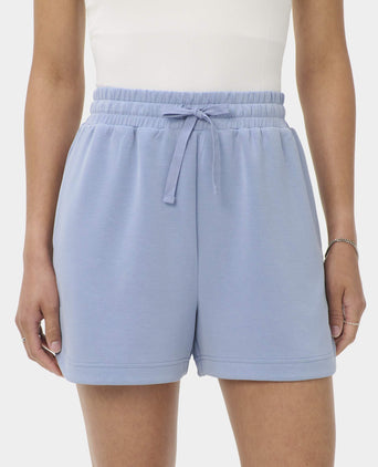 Sand Wash CloudWeight High Waisted Shorts - Laguna Blue