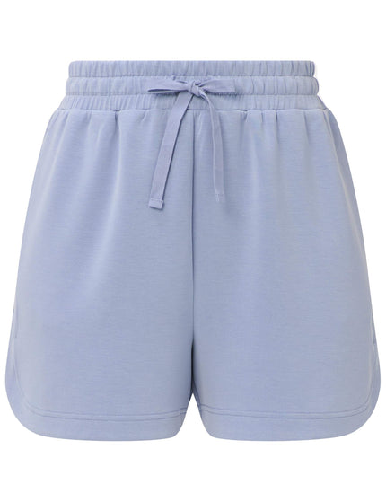 Sweaty Betty Sand Wash CloudWeight High Waisted Shorts - Laguna Blueimages6- The Sports Edit