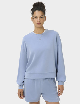 Sand Wash CloudWeight Sweatshirt - Laguna Blue