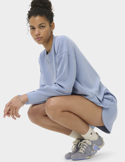 Sweaty Betty Sand Wash CloudWeight Sweatshirt - Laguna Blueimages4- The Sports Edit
