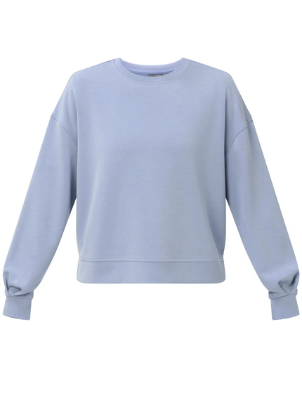 Sweaty Betty Sand Wash CloudWeight Sweatshirt - Laguna Blueimages6- The Sports Edit