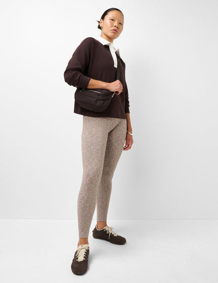 Sweaty Betty Seamless 7/8 Space Dye Leggings - Almond Beige Marlimages6- The Sports Edit