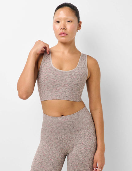 Sweaty Betty Seamless Space Dye Scoop Bra - Almond Beigeimages1- The Sports Edit