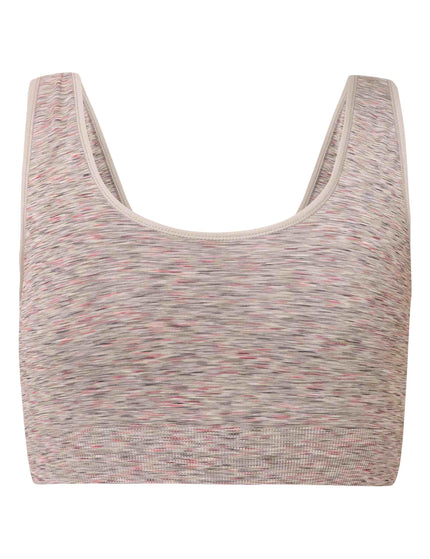 Sweaty Betty Seamless Space Dye Scoop Bra - Almond Beigeimages5- The Sports Edit