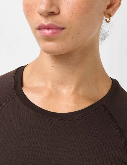 Sweaty Betty Seamless Textured Long Sleeve Top - Espresso Brownimages3- The Sports Edit