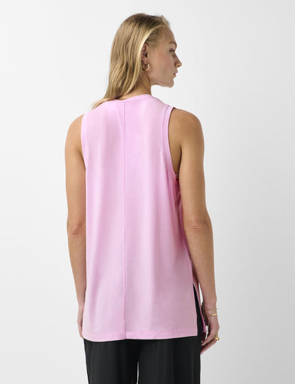Sweaty Betty Soft Flow Studio Longline Tank - Lilac Pinkimages2- The Sports Edit