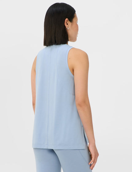 Sweaty Betty Soft Flow Studio Longline Vest - Laguna Blueimages2- The Sports Edit